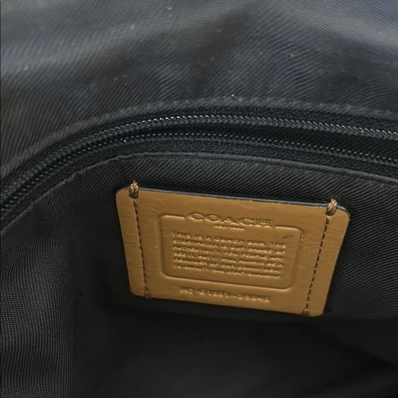 Coach Blue Satchel with Elegant Structure and Gold Accents - Picture 2 of 7